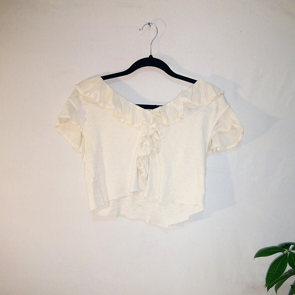 Cropped Boho lace top